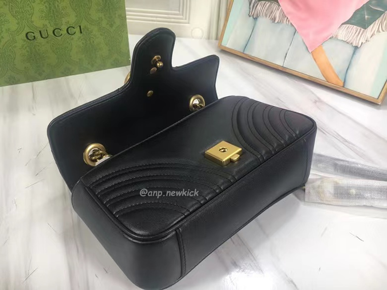 Gucci Gg Marmont Mini Shoulder Bag (8) - newkick.cc